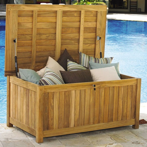 Teak Cushion Box By Three Birds Casual - Image 2